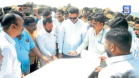 Harne Jetty Construction Work: