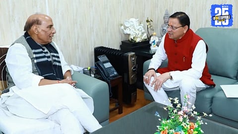 CM Dhami's Meeting with Rajnath Singh