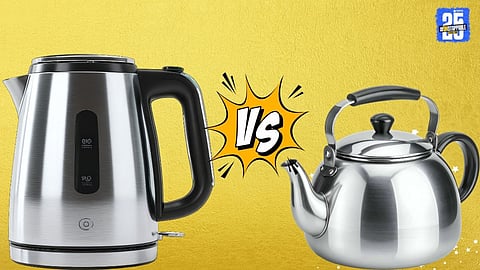 Safety difference between stainless steel and glass kettles