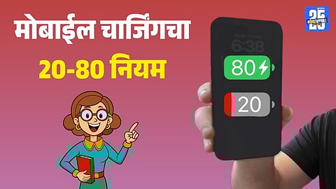 Smartphone battery lasts longer when kept between 20 and 80 percent instead of full charge  