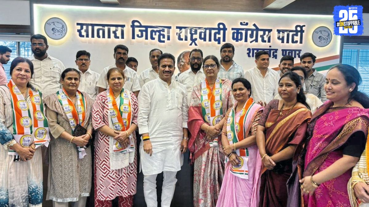 Political Shift in Satara: Suvarna Patil Leaves BJP, Joins NCP