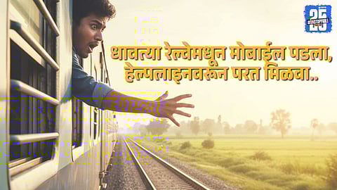 “Railways advise passengers to use helpline services to recover mobiles dropped from moving trains; chain pulling will invite a penalty.”