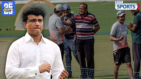 Sourav Ganguly on Kolkata Pitch