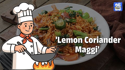 how to make lemon coriander maggi at home