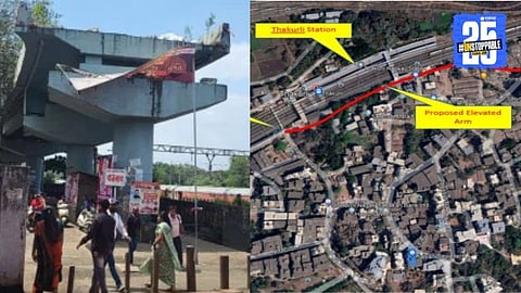 Thakurli Flyover Work