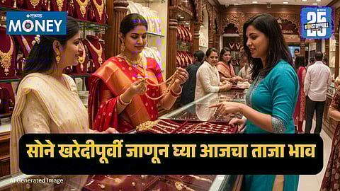 Gold Rate Today : सोन्याच्या भावात तब्बल 'इतक्या' रूपयांची वाढ, चांदी मात्र ५००० रुपयांनी घसरली; जाणून घ्या तुमच्या शहरातील आजचा ताजा भाव