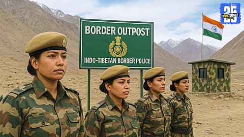 Female soldiers will now guard key security checkpoints along the India–China LAC, marking a historic step in India’s defence system.