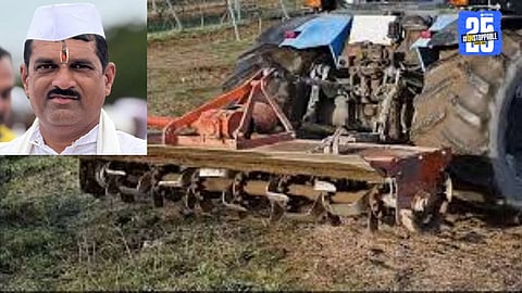 Kagal Shocked as Farmer Pulled Into Rotavator While Cultivating Field