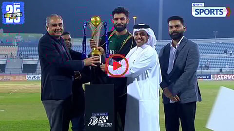 Mohsin Naqvi Presents Trophy as Pakistan A Win  Asia Cup Rising Stars 2025