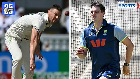 Josh Hazlewood -  Pat Cummins