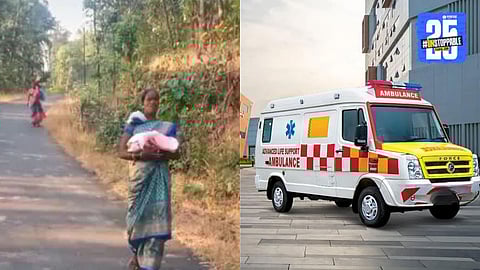 Palghar ambulance driver dropped newborn baby and its mother On Road