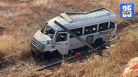 Mumbai Goa national highway Accident of  private bus