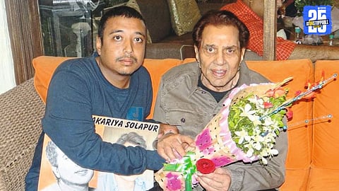 Artist from Solapur Brings Back Dharmendra’s Memories with Over 100 Paintings of Local Food &amp; Culture