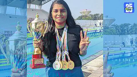 Stellar Performance: Vaishnavi Jagtap Wins Three Gold Medals in Para Swimming