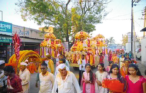 कोंढापुरीत चंपाषष्ठीनिमित्त पालखी सोहळा