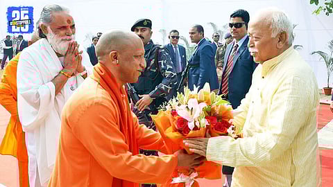 yogi adityanath and dr. mohan bhagwat