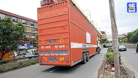 Heavy vehicles continue to ply in restricted hours across Pimpri-Chinchwad
