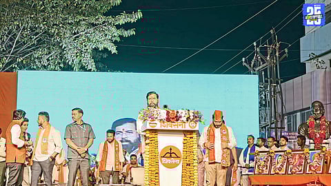 DyCM Eknath Shinde Defends Ladki Bahin Scheme; Addresses Mahayuti Rally