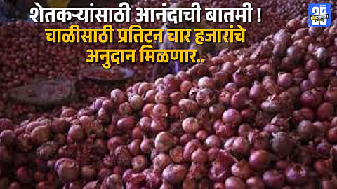 State-level committee approves ₹4,000 per ton subsidy for onion storage chawls, bringing relief to Maharashtra’s farmers.