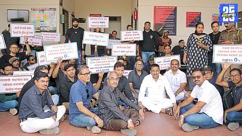Kharadi Flat Owners Protest 