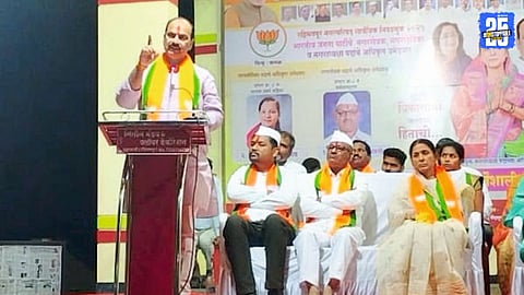 “Send Inactive Leaders Home,” Says MLA Manoj Ghorpade at Rahimatpur BJP Rally