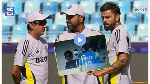 Virat Kohli walks past Gautam Gambhir without making eye contact after India’s win