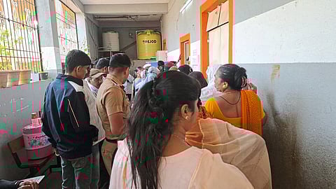 तळेगावात मतदानात निरुत्साह