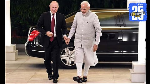 Russian President Vladimir Putin arrives in New Delhi for a high-level diplomatic visit drawing global strategic attention.