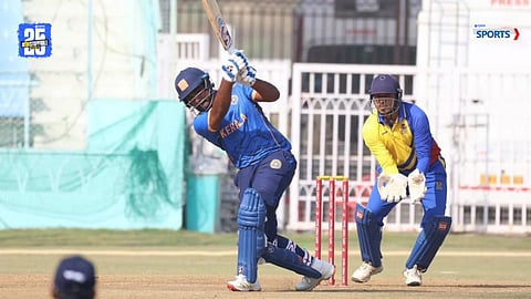 Sanju Samson scored a blazing 46 off 28 balls with 8 fours and 1 six