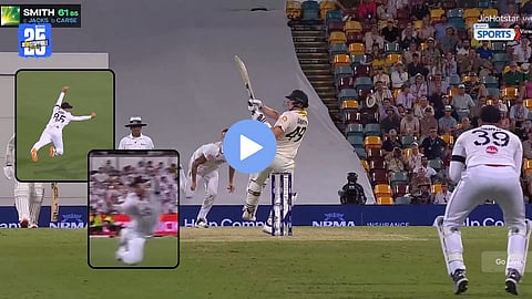 Will Jacks’ flying screamer at deep backward square sent Steve Smith