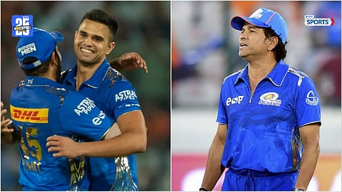 Arjun Tendulkar becomes part of an elite group after opening both the batting and bowling in the same T20 match