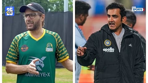 Shahid Afridi openly criticises Gautam Gambhir