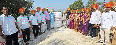 माजी विद्यार्थ्यांकडून घोटावडे शाळेस मदत