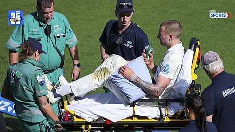 Blair Tickner stretchered off during NZ vs WI 2nd Test