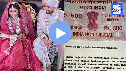 Dhoni–CSK Match Contract