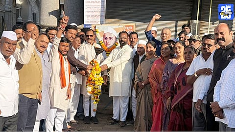 Grand Welcome for Babu Genu Pran Jyoti in Manchar