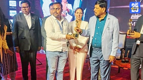 Delhi Felicitates Farmer Sagar Magar for Excellence in Organic Farming