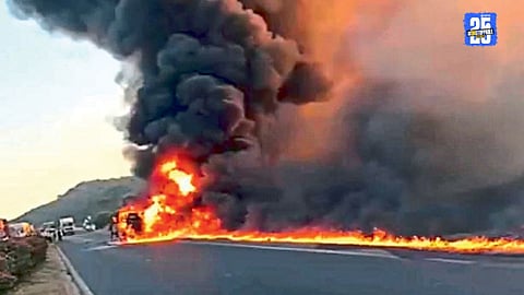 Diesel Tanker Fire