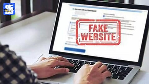 fake website