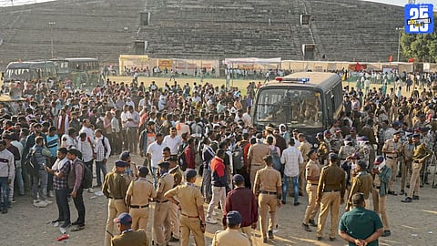 Stampede During Yuva Karya Protest March