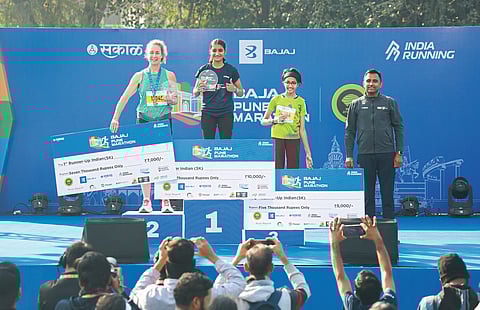 पाच किमी शर्यतीत सुमंत, मानसी अव्वल