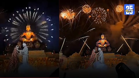 BJP MLA Spends 70 Lakh on Fireworks at Son Wedding Video Goes Viral