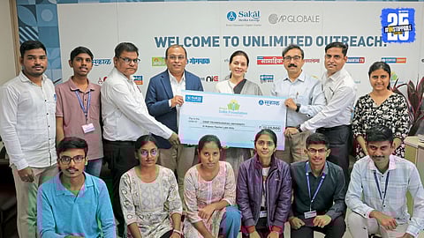 Scholarship Aid Distributed by Sakal India Foundation and Fluid Controls
