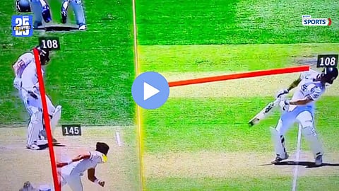 Mitchell Starc rushes towards Ben Stokes after a bouncer strikes him on the neck during the Ashes Test.