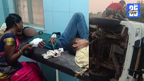 Farmer Vehicle Accident Near Belagav