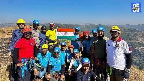 Successful Lingana climb by Sahyadri Trekkers on International Mountain Day.