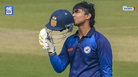 Vaibhav Suryavanshi creates history in Vijay Hazare Trophy