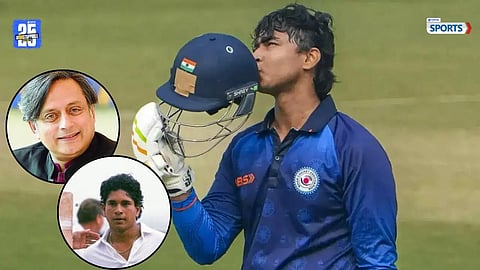 Shashi Tharoor puts young batting prodigy Vaibhav Suryavanshi in the Sachin Tendulkar bracket