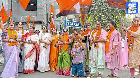 Shiv Sena Workers Celebrate Thackeray Brothers’ Alliance in Dombivli