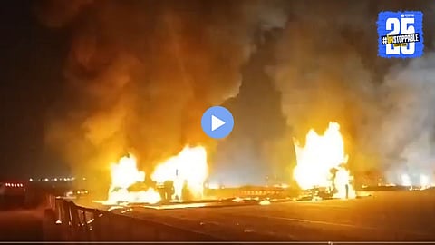 Horrible Accident: मदतीसाठी किंकाळ्या, पण दार उघडलेच नाही… 17 जीव आगीत होरपळले, भीषण बस दुर्घटना!